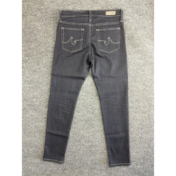 AG Adriano Goldschmied Jeans Womens 29 Dark Gray Farrah Skinny Ankle High Rise - Picture 7 of 8
